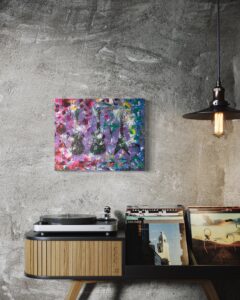 Difference, E-Gitarrenformen abstrakt dargestellt.