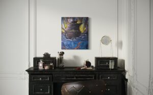 Piratenschiff in der Karibik Acryl auf Leinwand - Zeitgenössische Kunst