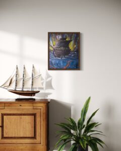 Piratenschiff in der Karibik Acryl auf Leinwand - Zeitgenössische Kunst